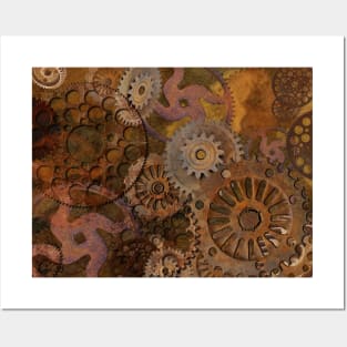 Changing Gears - Steampunk Design Posters and Art